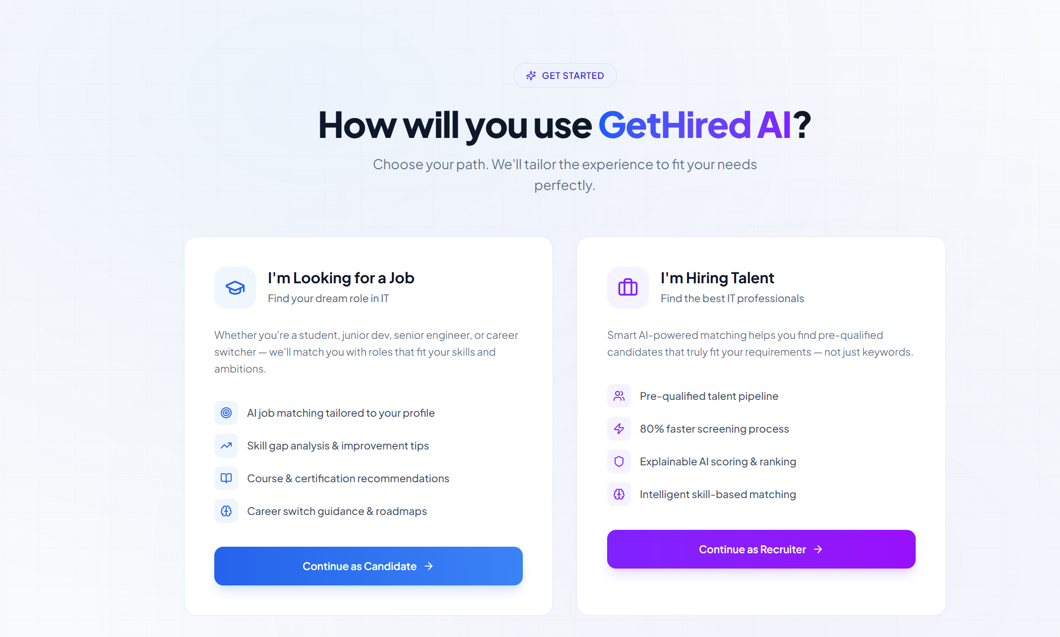 GetHired AI screenshot 1